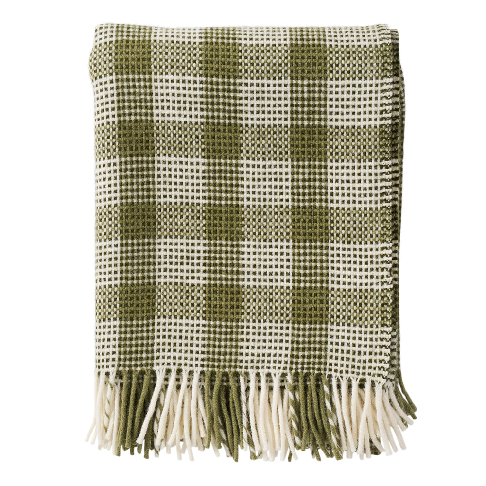 Klippan Hampton Wool Blanket Green