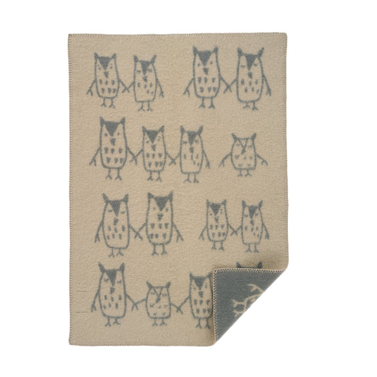 Klippan Hand in Hand Wool Blanket Greige