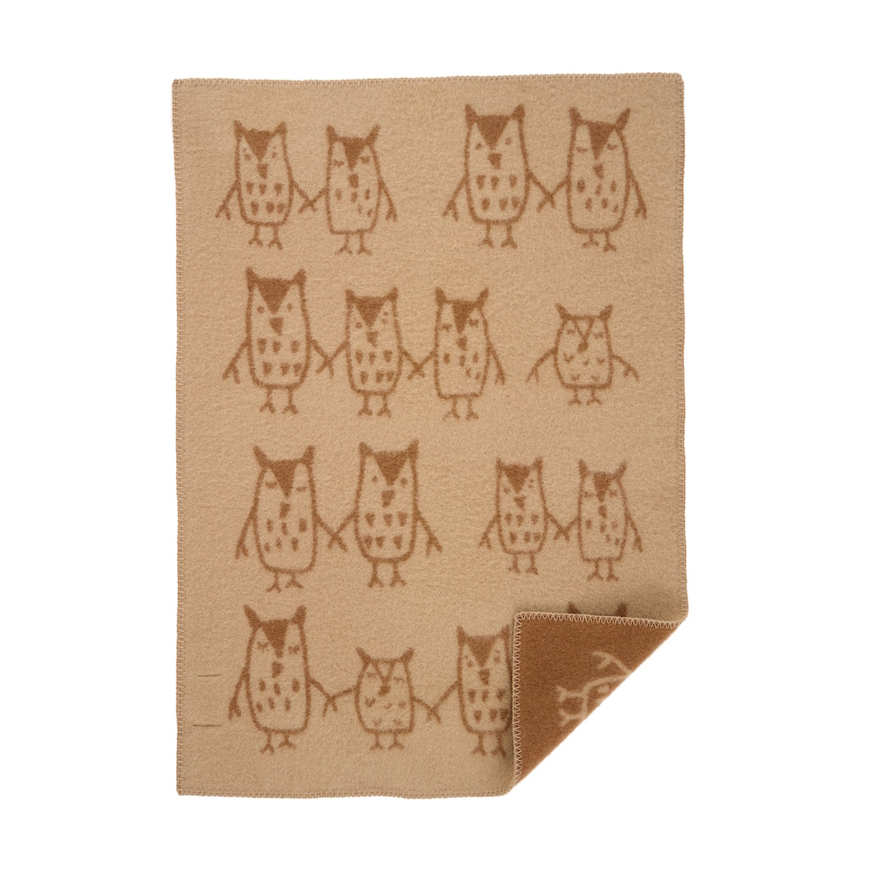 Klippan Hand in Hand Wool Blanket Taupe