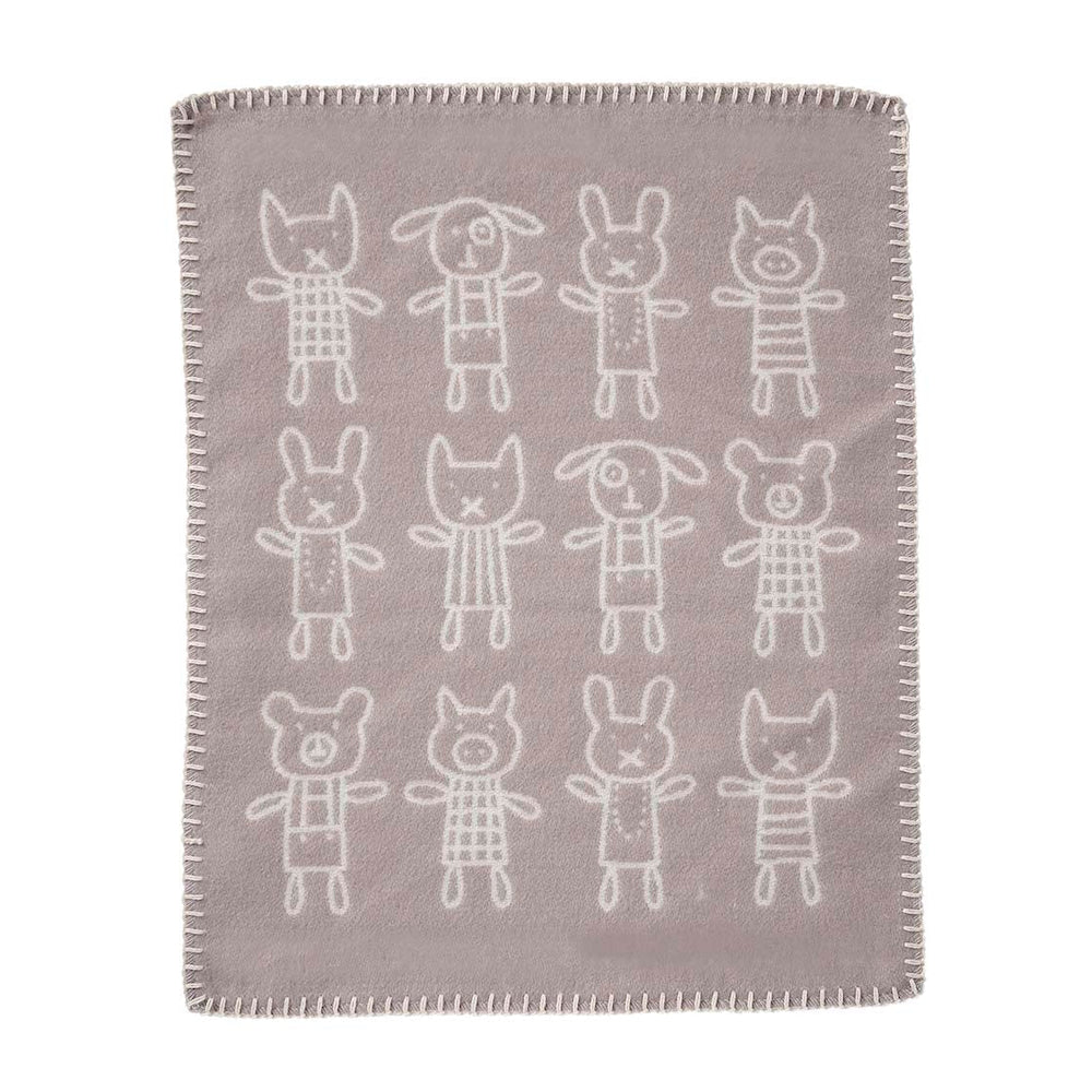 Klippan Hug Organic Cotton Baby Comforter Blanket Grey