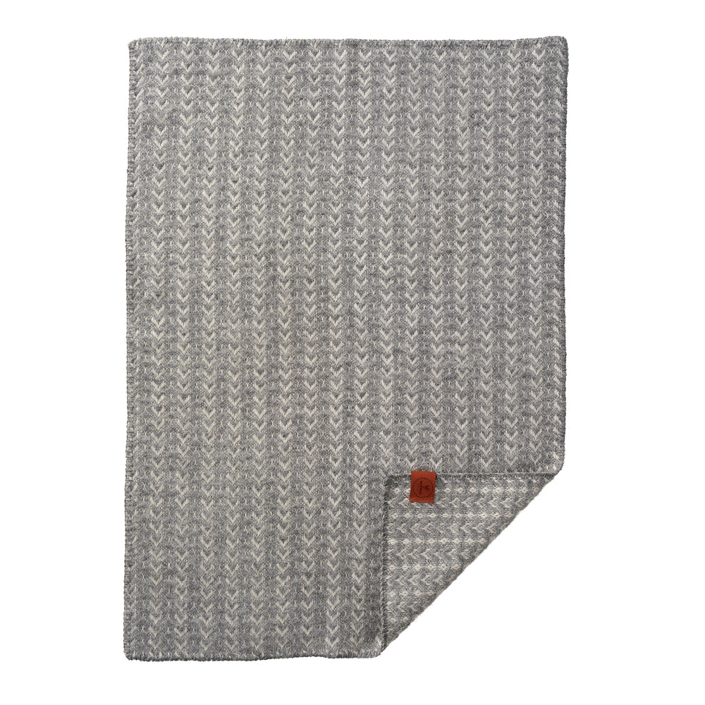 Klippan Ilse Baby Wool Blanket Grey