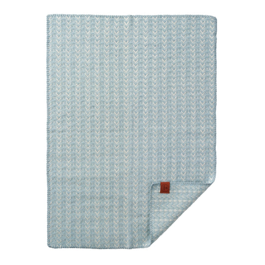 Klippan Ilse Baby Wool Blanket Light Blue