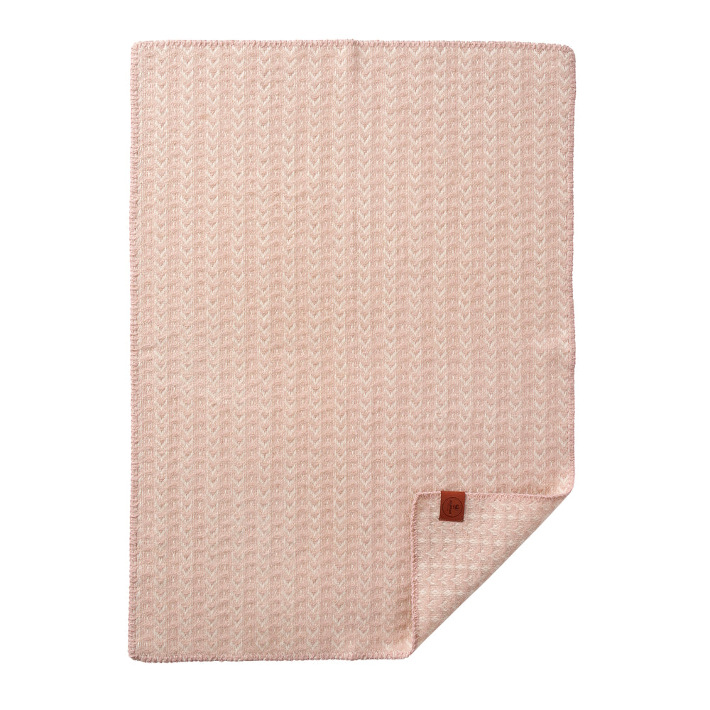 Klippan Ilse Baby Wool Blanket Pink