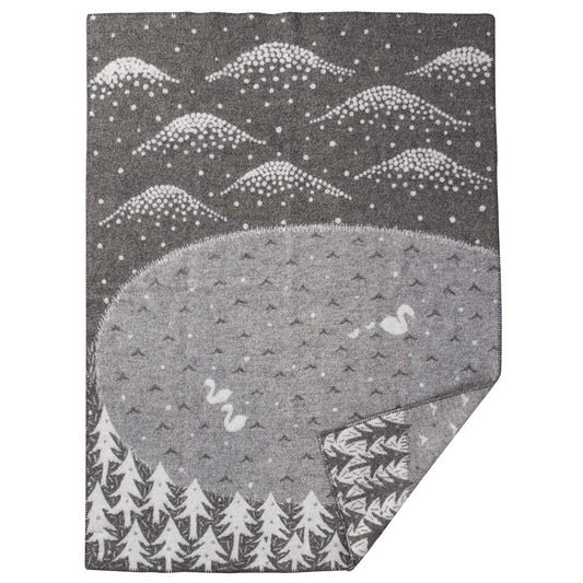 Klippan Lake in the Valley Organic Wool Blanket