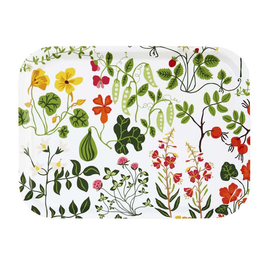 Klippan Leksand Wooden Tray Rectangular White