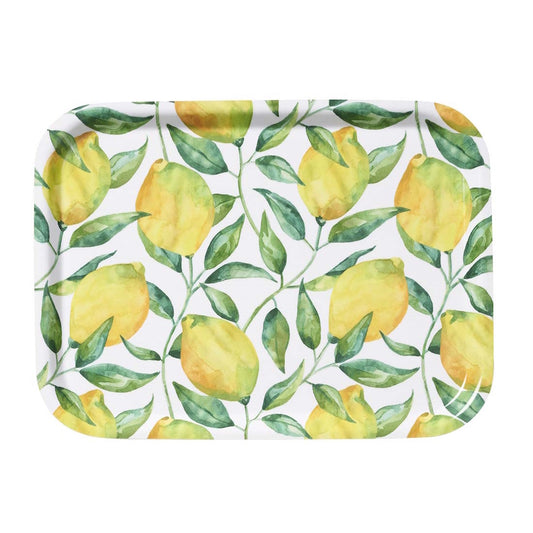 Klippan Lemon Tree Wooden Tray Rectangular