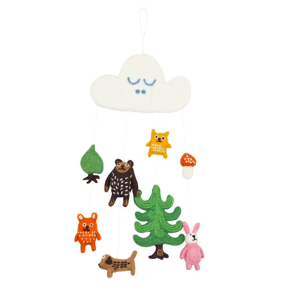 Klippan Little Bear Hand Felted Mobile