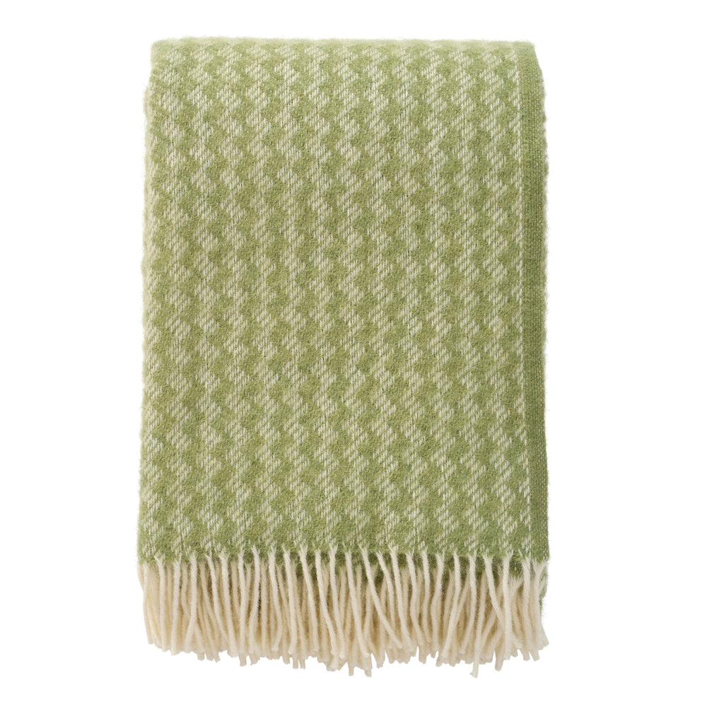 Klippan Palazzo Wool Blanket Lime
