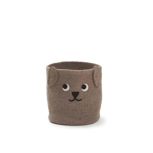 Klippan Puppy Felted Basket Small