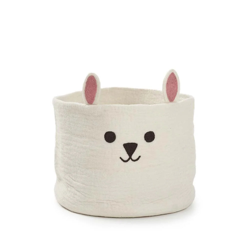 Klippan Rabbit Felted Basket Large