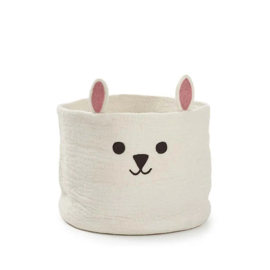 Klippan Rabbit Felted Basket Large