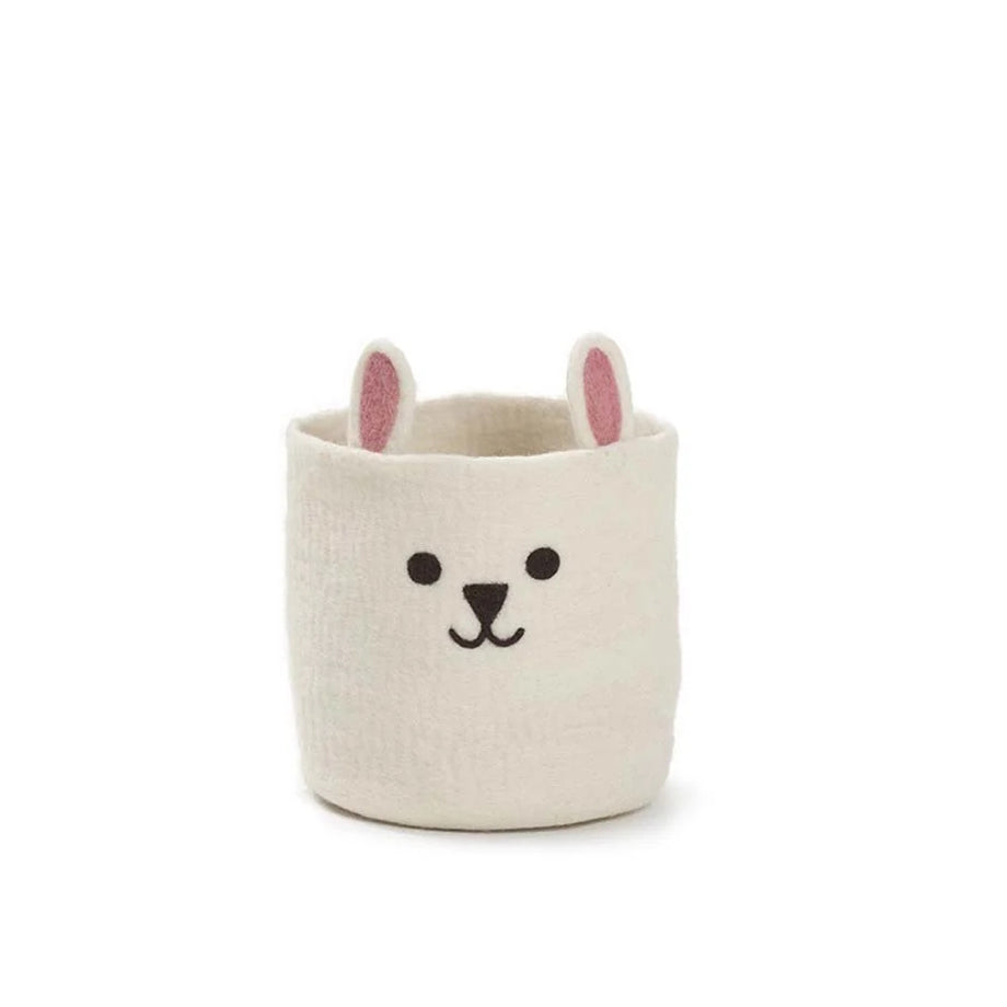 Klippan Rabbit Felted Basket Small