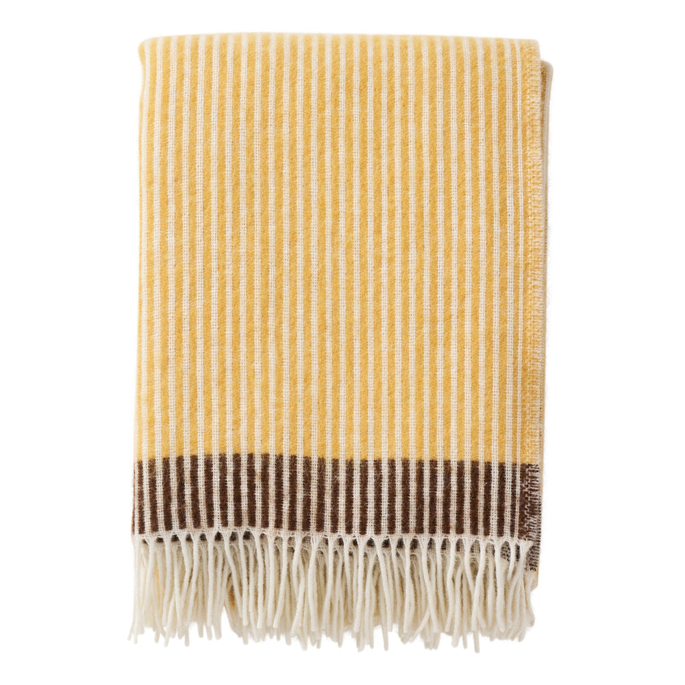 Klippan Rib Wool Blanket Butter