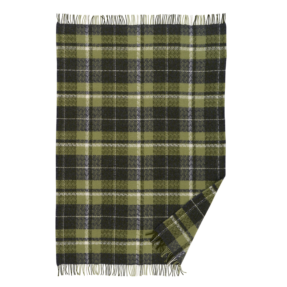Klippan Snuggle Wool Blanket Green