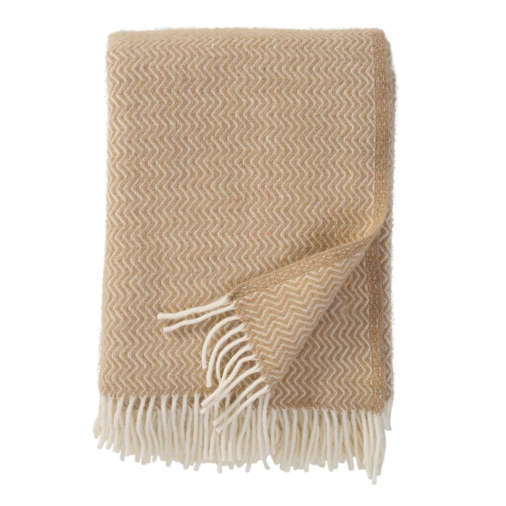 Klippan Sorbet Wool Blanket Sandy Beach