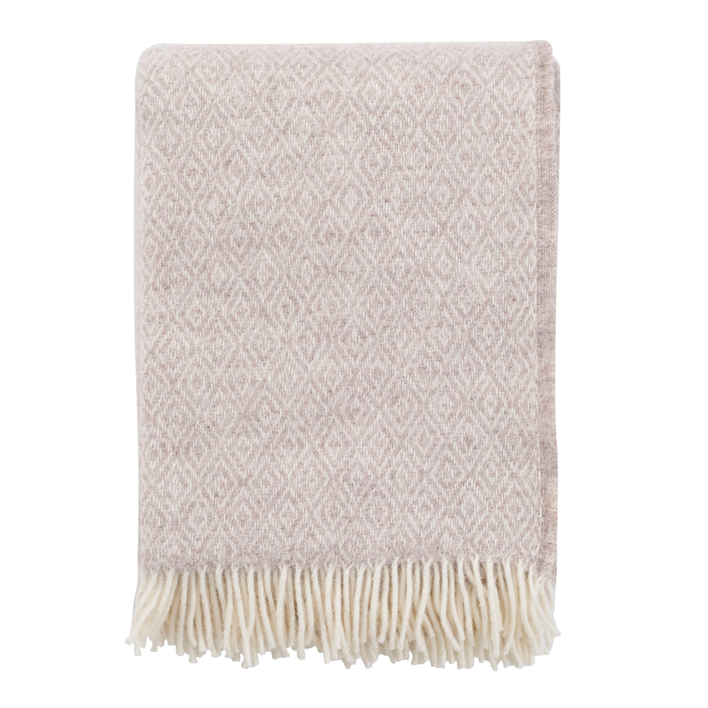 Klippan Stella Brushed Wool Blanket beige