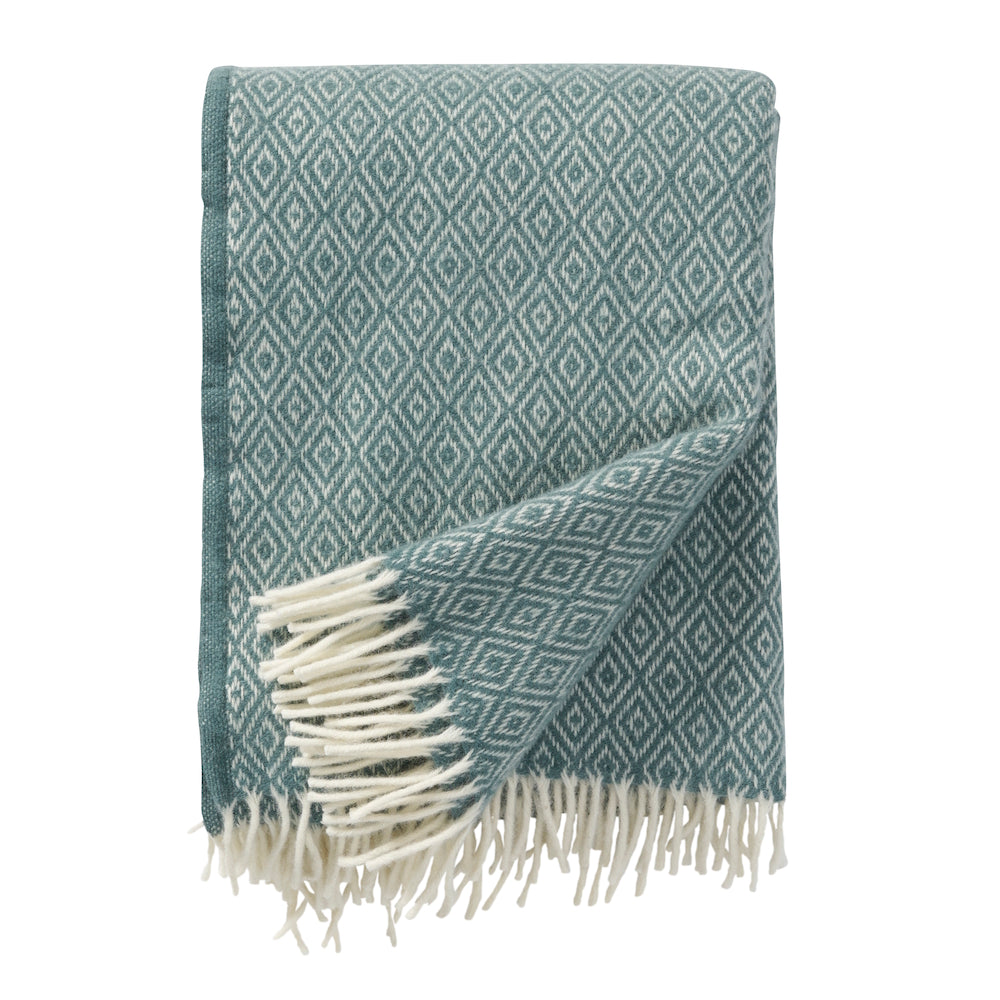 Klippan Stella Brushed Wool Blanket cactus