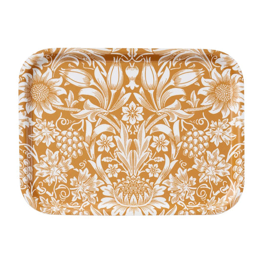 Klippan Sunflower Golden Wooden Tray Rectangular