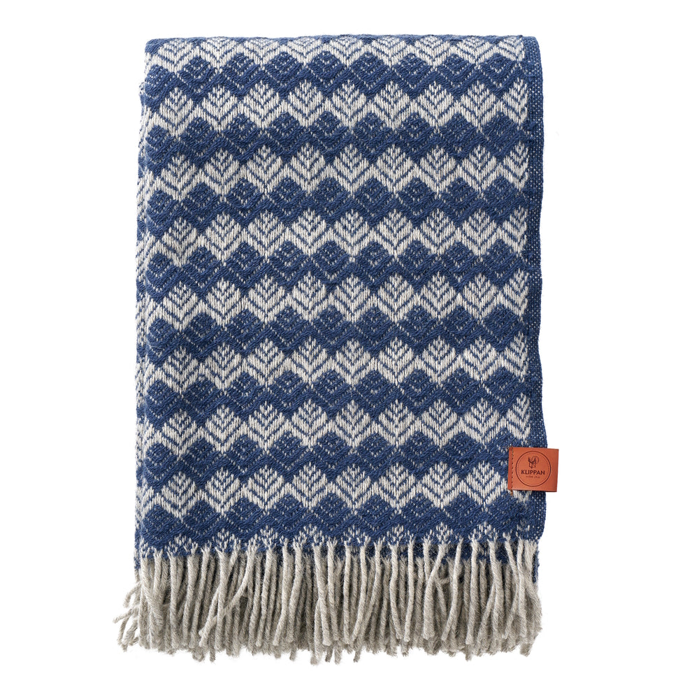 Klippan Tuva Wool Blanket Indigo