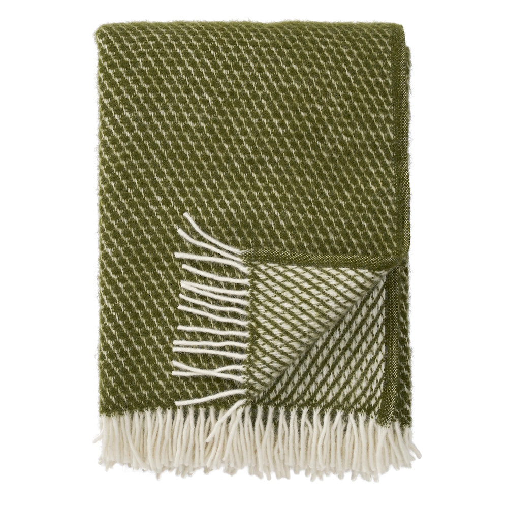 Klippan Velvet Wool Blanket Avocado
