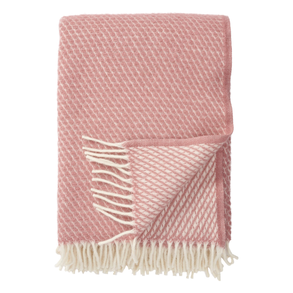 Klippan Velvet Wool Blanket Rose