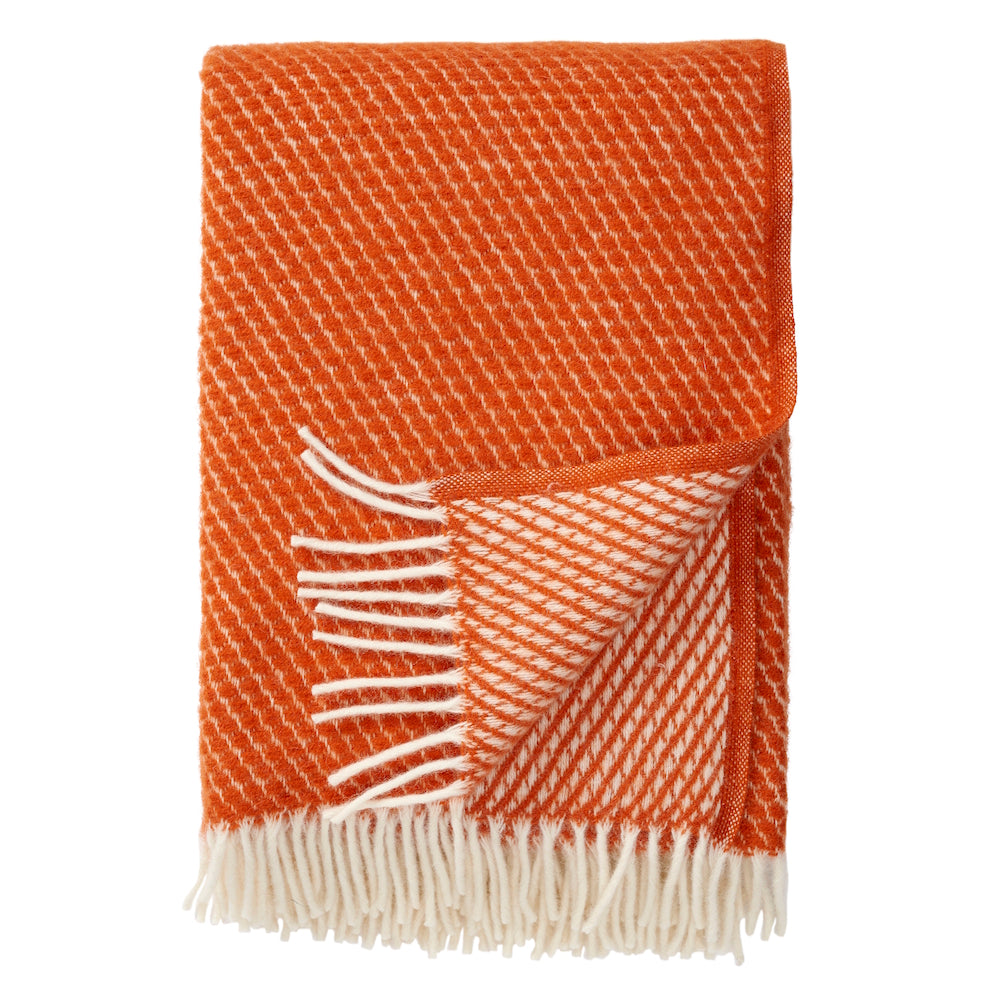 Klippan Velvet Wool Blanket Rust