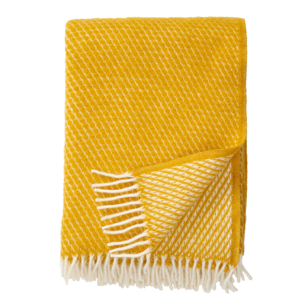 Klippan Velvet Wool Blanket Saffron