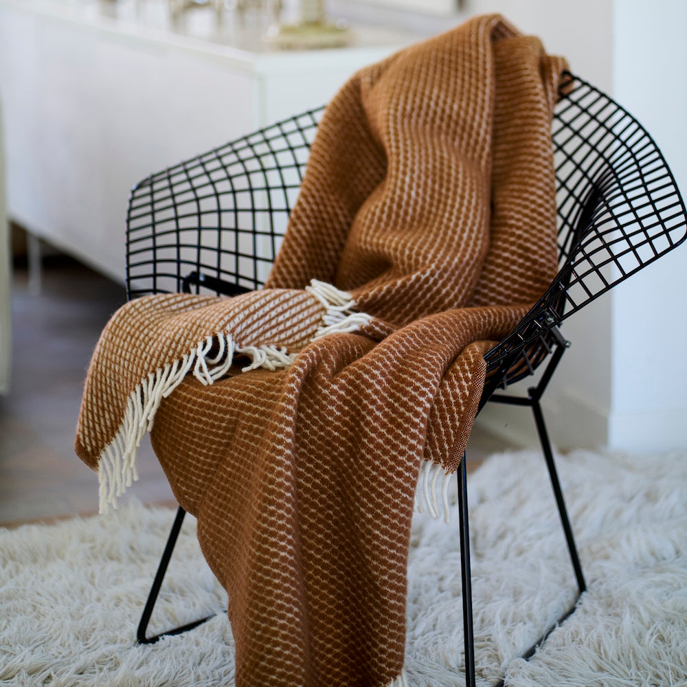 Klippan Velvet Wool Blanket Mousse