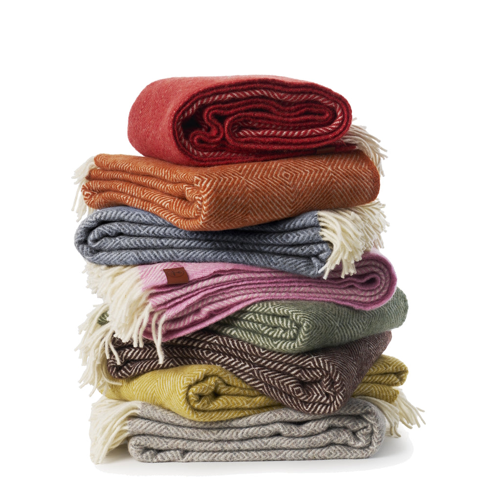 Klippan Gooseye Recycled Wool Blanket