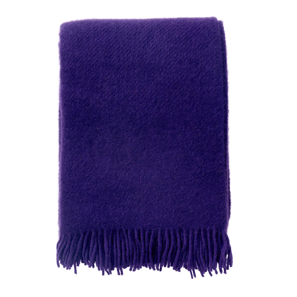 Klippan Gotland Wool Blanket Crispy Plum