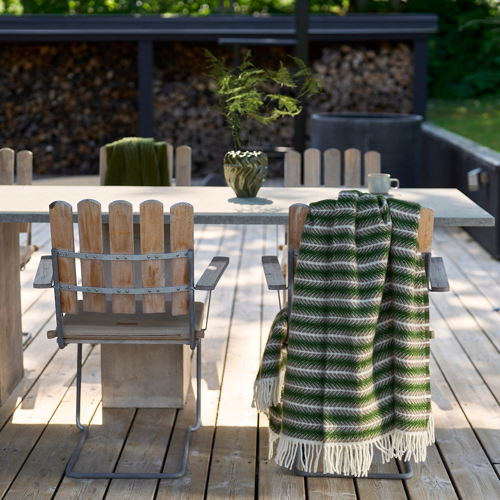 Klippan Oscar Eco Wool Blanket Green