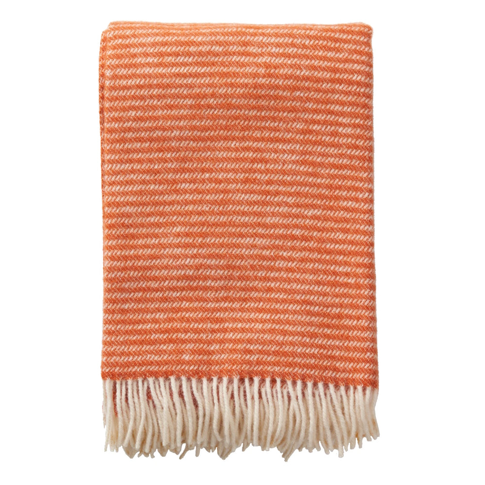 Klippan Ralph Eco Wool Blanket Orange