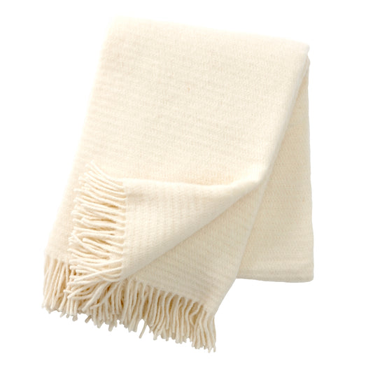 Klippan Ralph Eco Wool Blanket Ivory