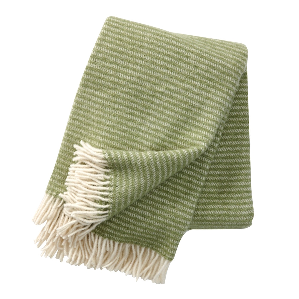 Klippan Ralph Eco Wool Blanket Lime Blossom