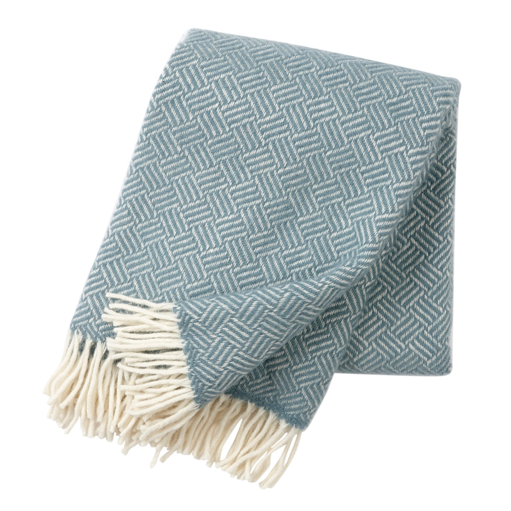 Klippan Samba Brushed Wool Blanket Lead Grey