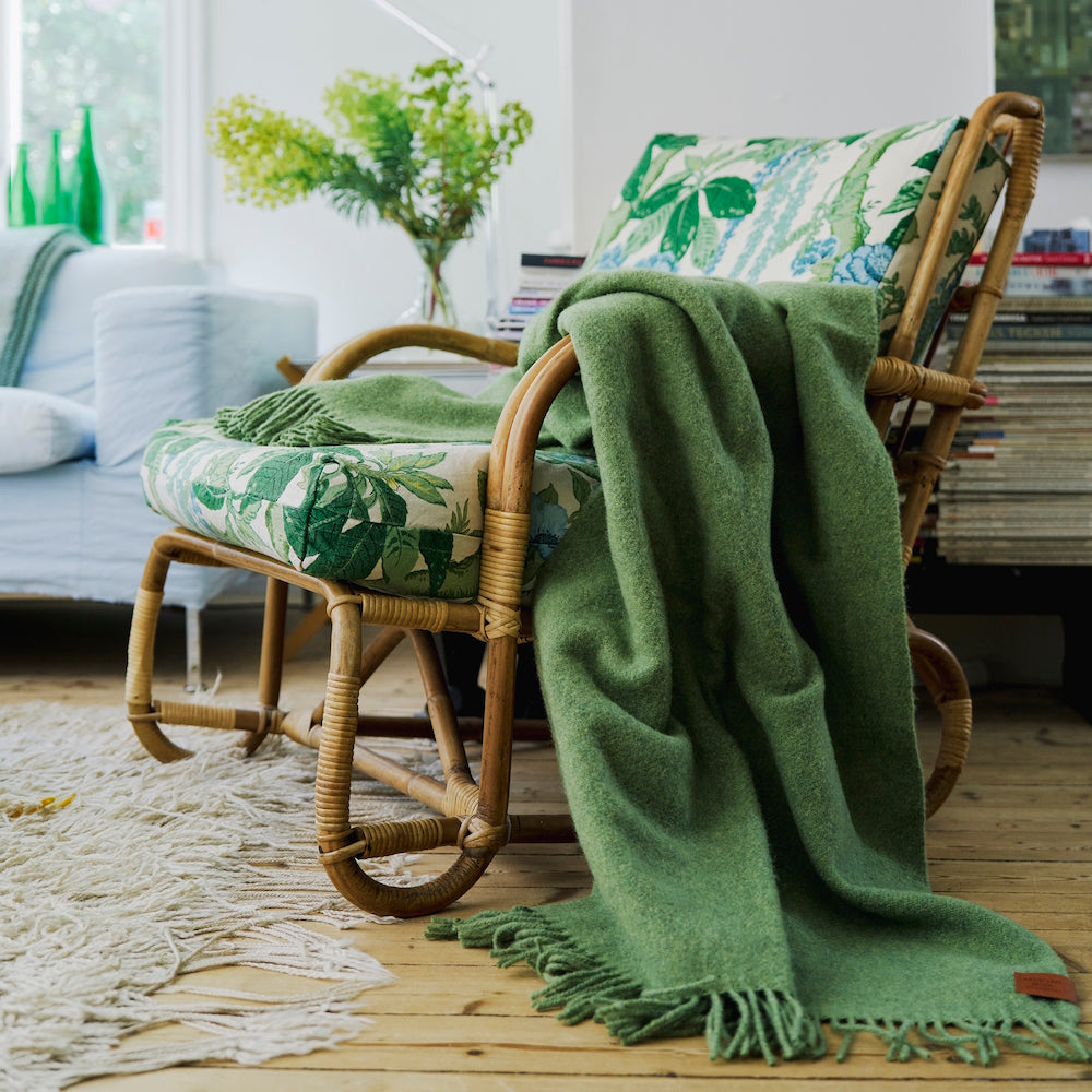 Klippan True Wool Blanket Green