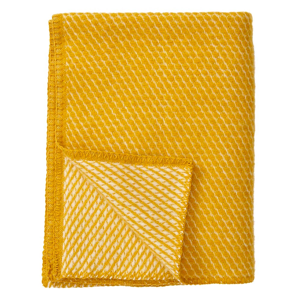 Klippan Velvet Midi Brushed Wool Throw Saffron