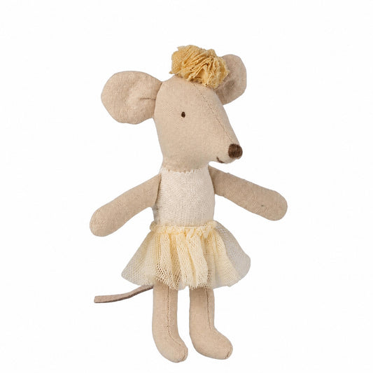 Maileg Ballerina Mouse Little Sister Off White