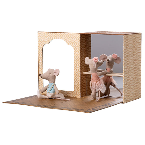 Ballet Mice in Dance Studio, Little Brother and Sister