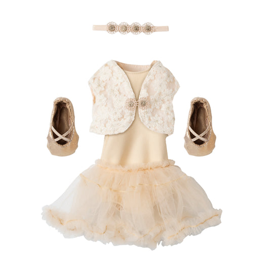 Maileg Ballet Suit and Skirt Cream Size 3