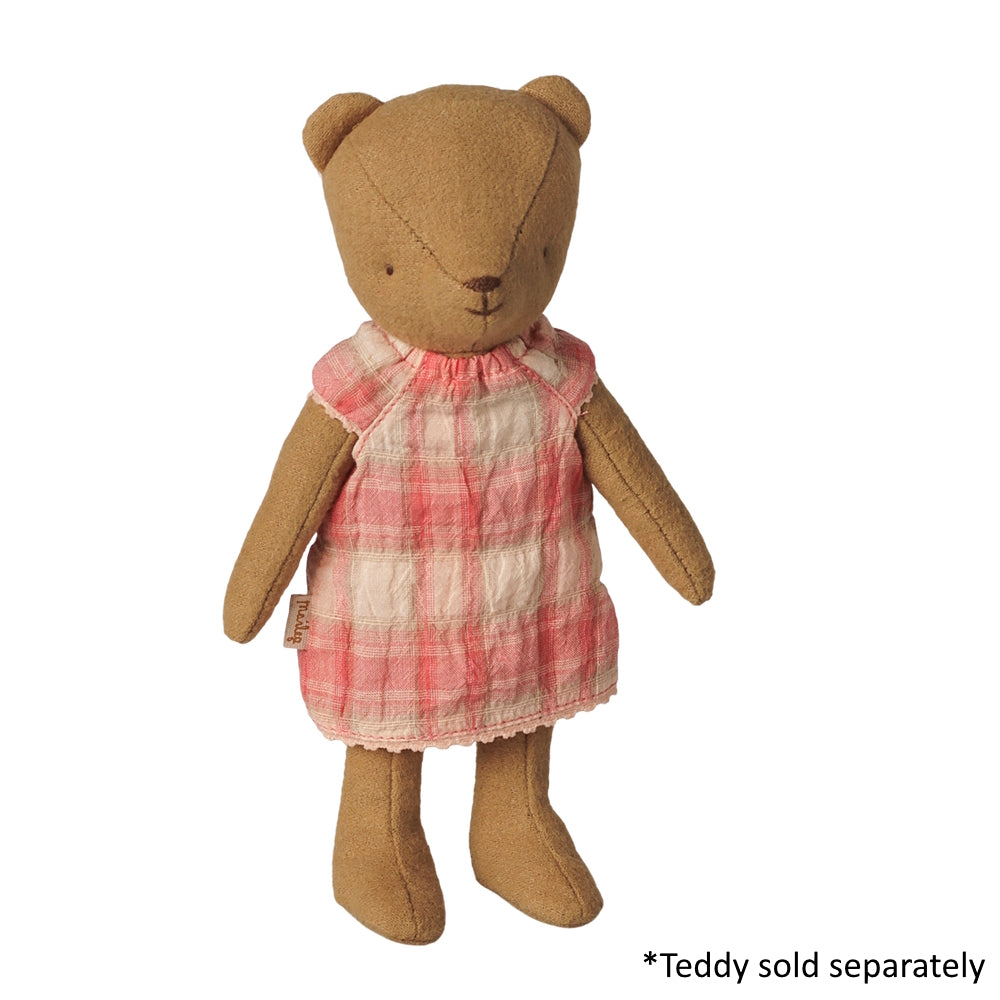 Maileg Dress for Teddy Junior Coral