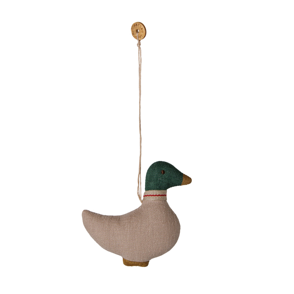 Maileg Duck Ornament Green-Sand