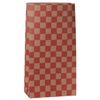 Maileg Gift Bag Medium Checker Powder-Red 50pk