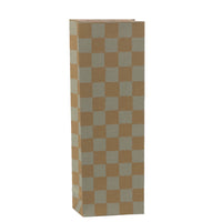 Maileg Gift Bag Mini Checker Mint-Ocher 50pk
