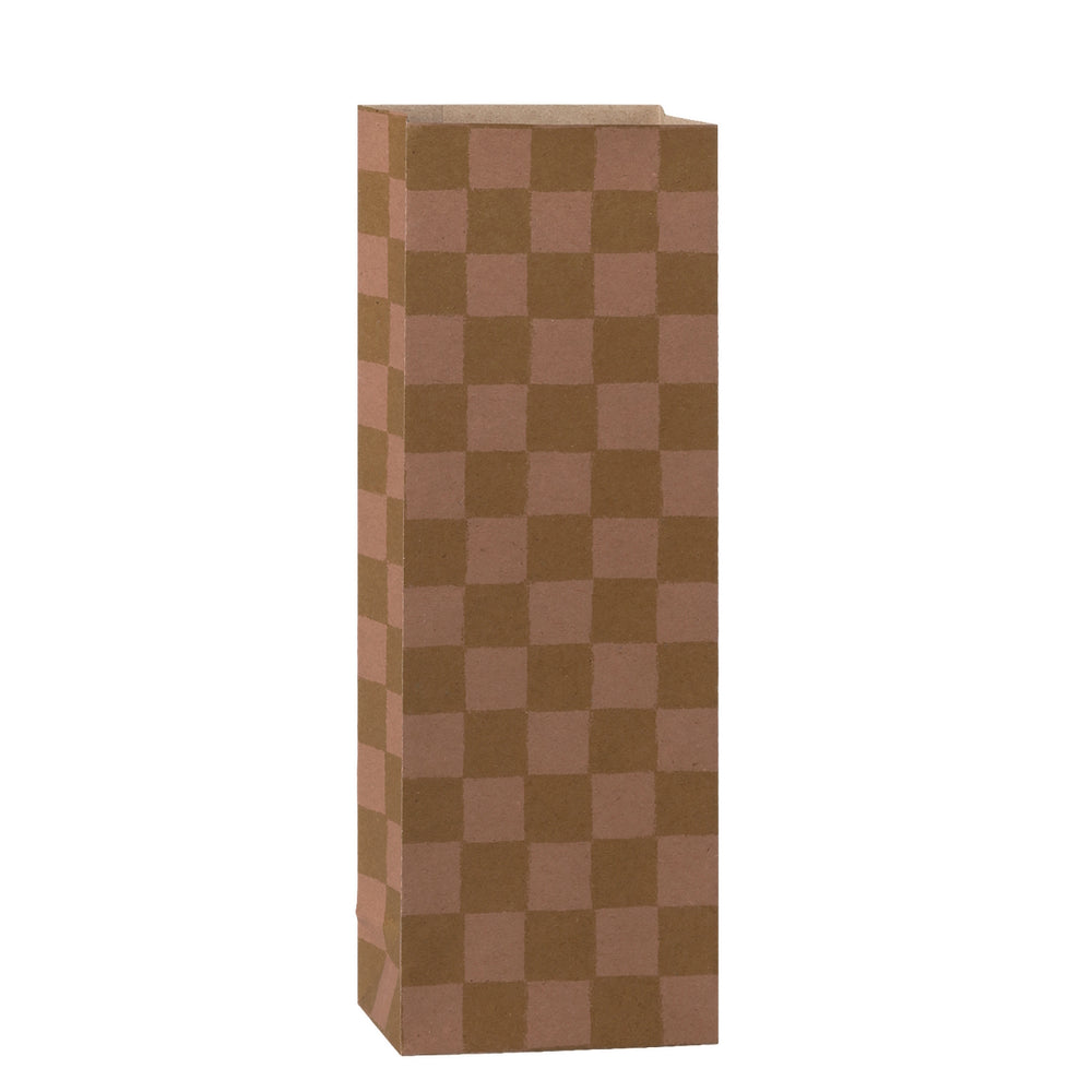 Maileg Gift Bag Mini Checker Rose-Ocher 50pk