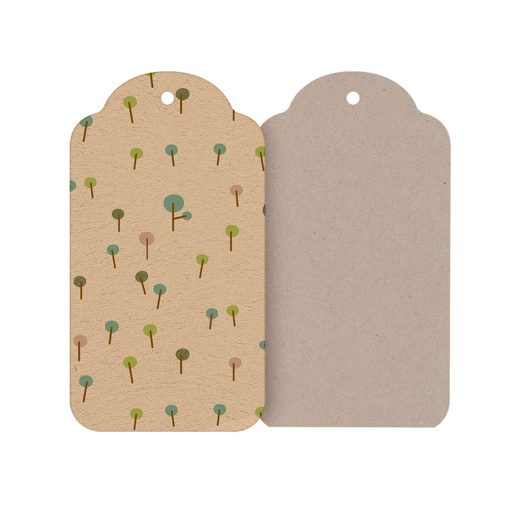 Maileg Gift Tags Wood Land Green
