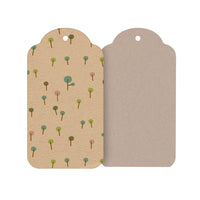 Maileg Gift Tags Wood Land Green