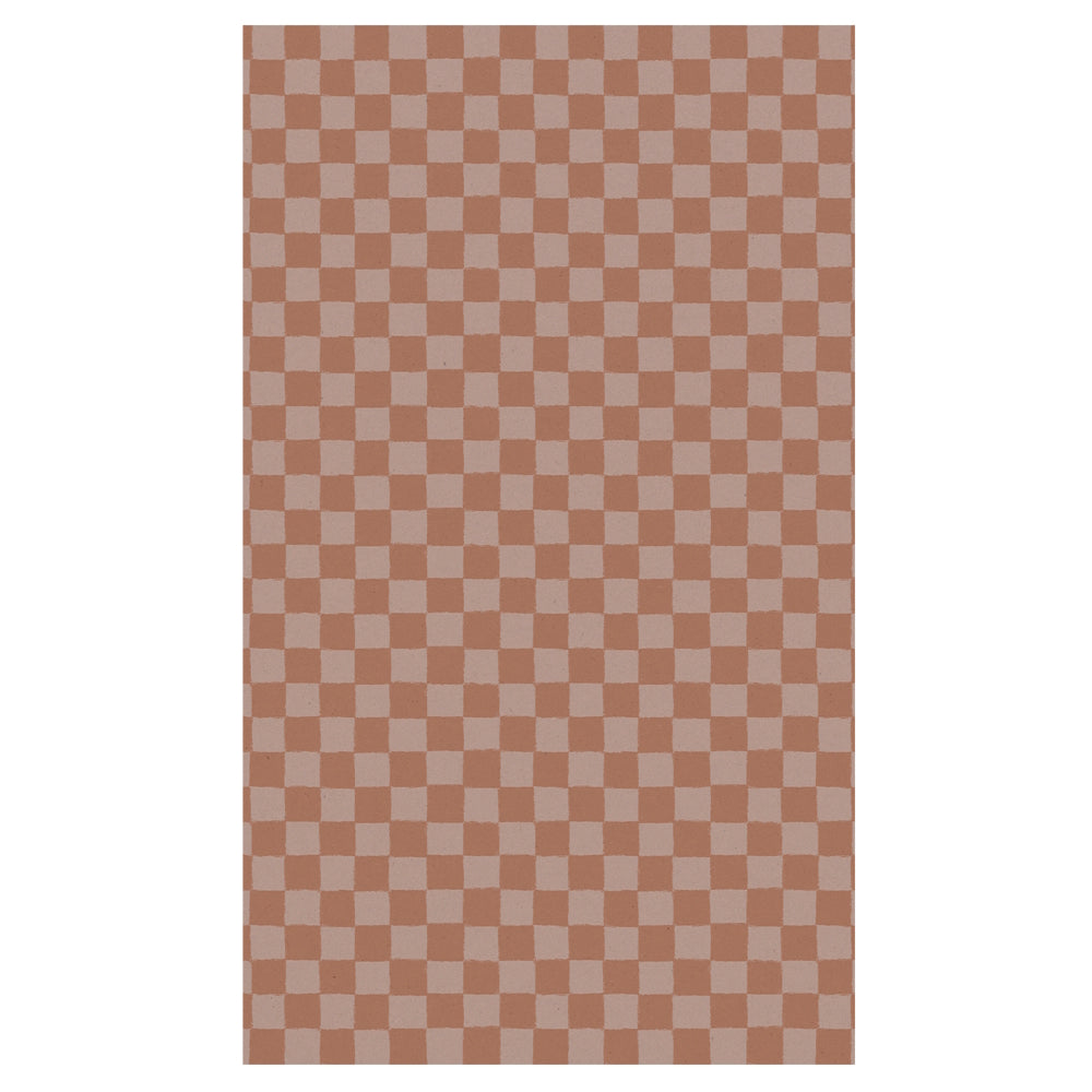 Maileg Gift Wrap 10m Checker Powder-Vintage Rose
