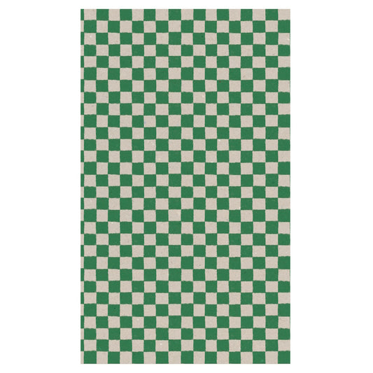 Maileg Gift Wrap Checker Green 200m