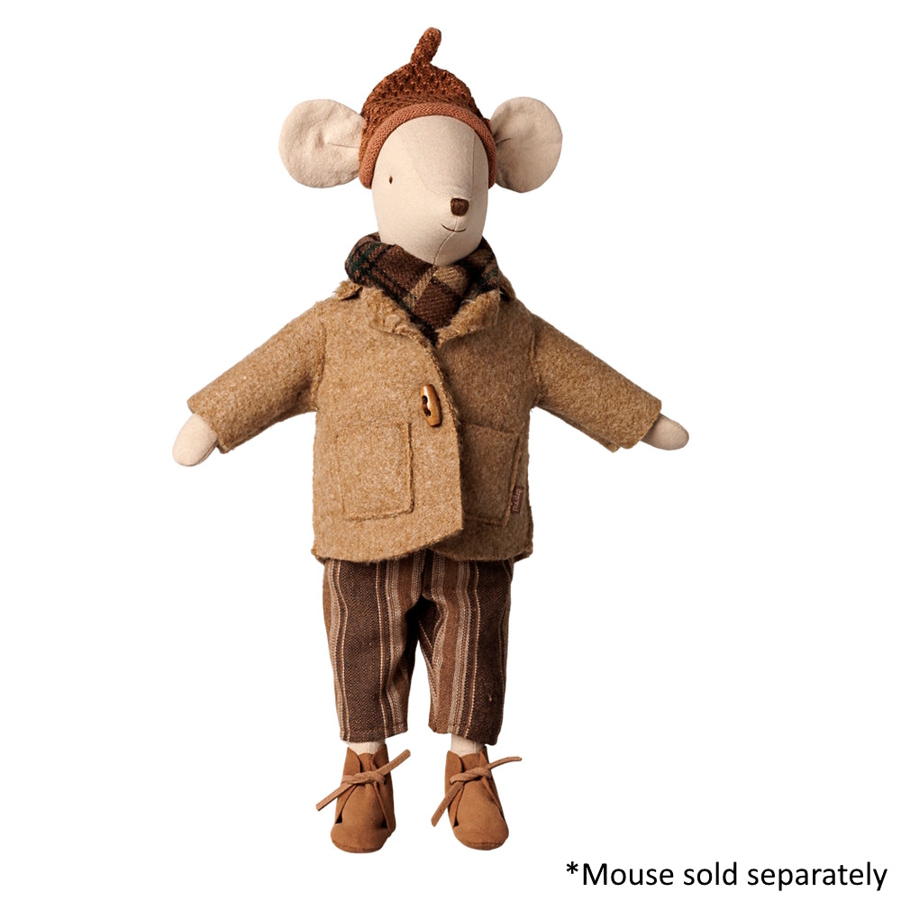 Maileg Jacket & Scarf Medium Mouse